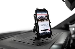 Ford F-150 Dash Mount - Addictive Desert Designs - Digital Device - Hammer Black Powder Coat - `21-`25